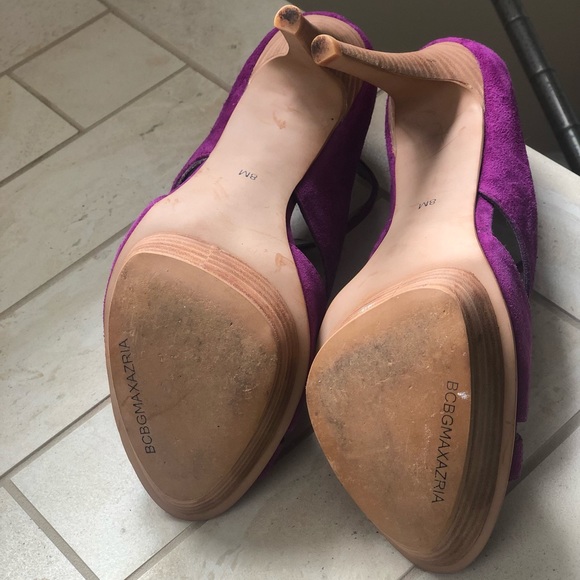 BCBGMaxAzria Suede Open toe heels - Picture 4 of 4